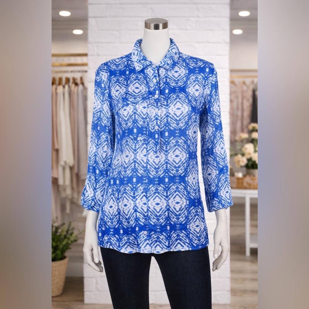 FÉLICITÉ HI-LOW BLOUSE